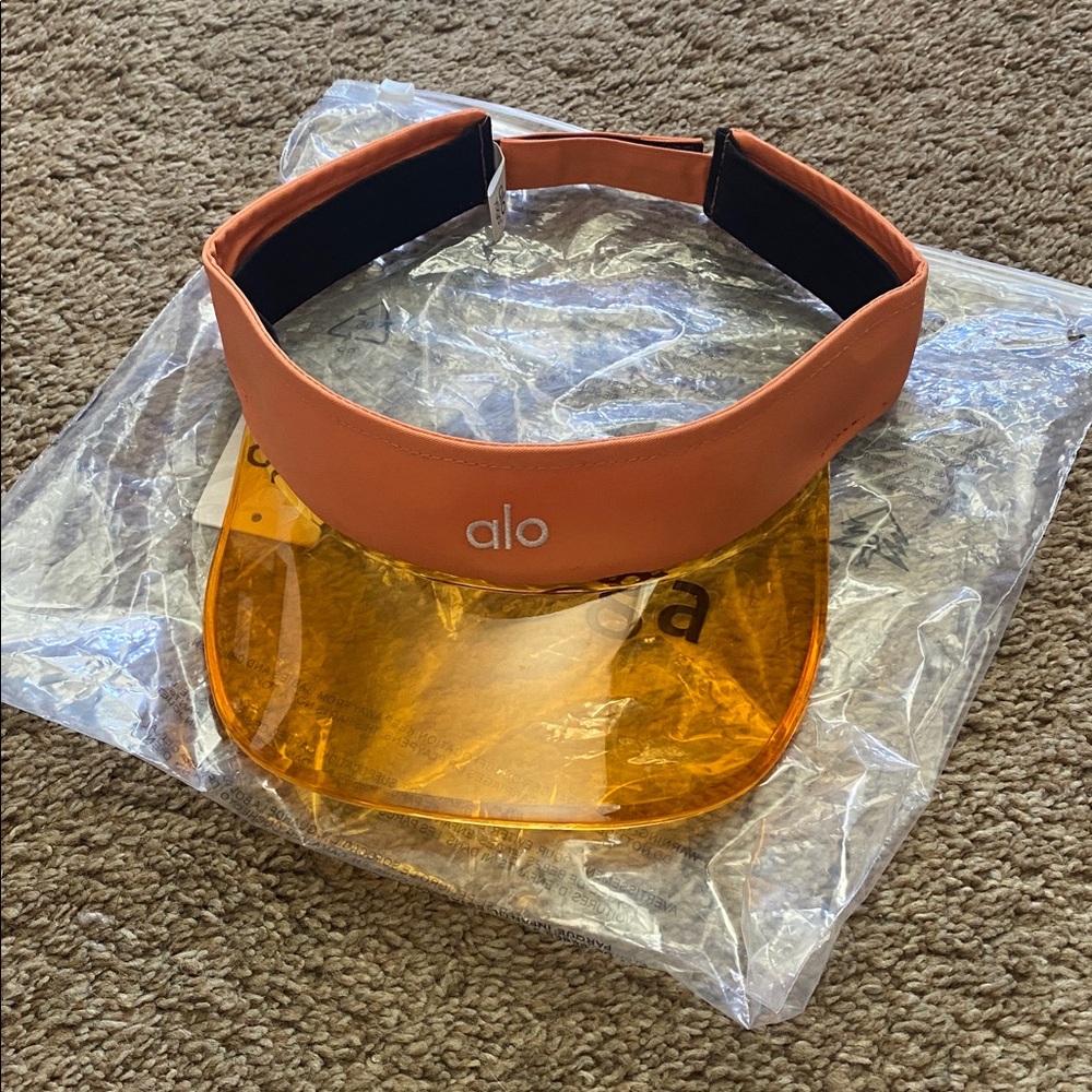 ALO | New Orange Velcro Adjustable Visor